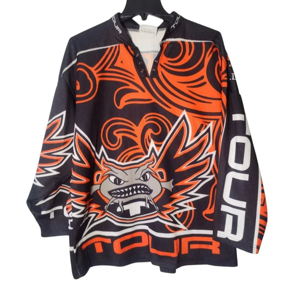 St Louis Mudcats Baseball Hockey Jersey Adult M Tour Canada Double Sided READ